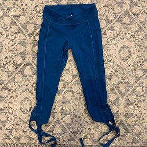 Free People “Turnout” Tie Up Leggings